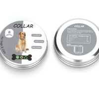 HKM-067155 Adjustable Silicone Cat and Dog Collar with Flea Repellent - Available in Multiple Colors