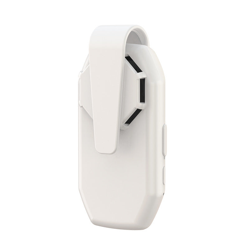 HKM-067155 Portable Clip-On Fan for Face Masks - USB Powered Cooling Air Purifier for Outdoor Use