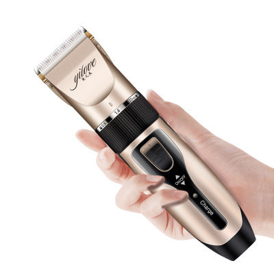 HKM-067347 Professional Cordless Pet Grooming Kit with Adjustable Blades and Multiple Attachments