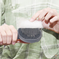 HKM-067411 Self-Cleaning Pet Comb for Cats and Dogs - Massage & Remove Floating Hair