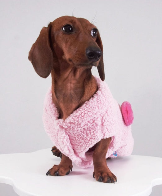 HKM-067795 Lambswool Vest for Pets - Casual Autumn and Winter Apparel for Dogs and Cats