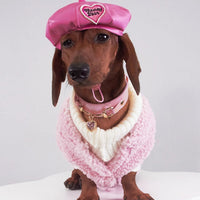 HKM-067795 Lambswool Vest for Pets - Casual Autumn and Winter Apparel for Dogs and Cats