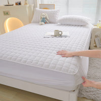 HKM-067795 Quilted Waterproof Fitted Sheet and Duvet Cover Set with Pillowcases - Available in Multiple Sizes