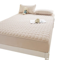 HKM-067795 Quilted Waterproof Fitted Sheet and Duvet Cover Set with Pillowcases - Available in Multiple Sizes