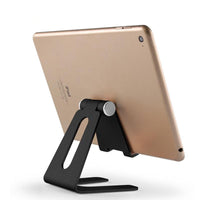 HKM-067859 Aluminum Alloy Adjustable Desktop Stand for Phablets and Tablets - Various Colors Available