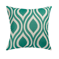 HKM-067859 Geometric Pattern Linen Pillowcase for Stylish Home Décor