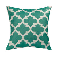 HKM-067859 Geometric Pattern Linen Pillowcase for Stylish Home Décor