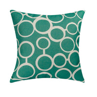 HKM-067859 Geometric Pattern Linen Pillowcase for Stylish Home Décor