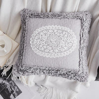HKM-067923 Korean Style Cotton Pillowcase - 45x45cm Cute Design