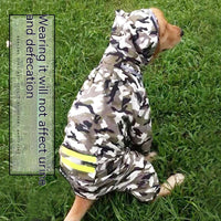 HKM-068435 Waterproof Dog Raincoat for Border Shepherds - Casual Pet Clothing