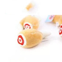 HKM-068563 Plush Dog and Cat Toy Collection - Fun Food Shapes like Watermelon, Pizza, and Ice Cream
