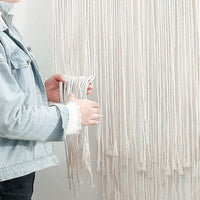 HKM-068627 Handmade Macrame Wall Hanging Tapestry for Baby Room and Home Decor, 75 cm Wide Cotton Rope Art
