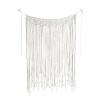 HKM-068627 Handmade Macrame Wall Hanging Tapestry for Baby Room and Home Decor, 75 cm Wide Cotton Rope Art