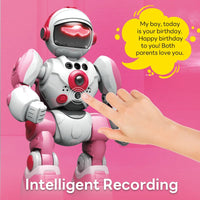 HKM-068627 Intelligent Dance Gesture Robot with Voice Command and Light Control