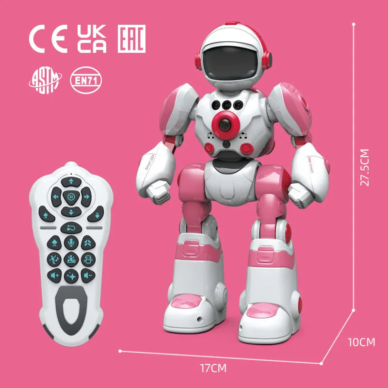 HKM-068627 Intelligent Dance Gesture Robot with Voice Command and Light Control