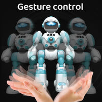 HKM-068627 Intelligent Dance Gesture Robot with Voice Command and Light Control