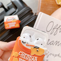 HKM-068691 Cute Silicone Earphone Cover for Apple Wireless Headsets - Compatible with iPhone Models