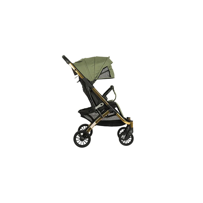 KTX-068819 One-Hand Foldable Baby Stroller with One-Foot Double Brake and 360° Rotating Front Wheels