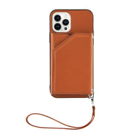 HKM-068883 Holster Phone Case with Lanyard and Card Holder for iPhone Models