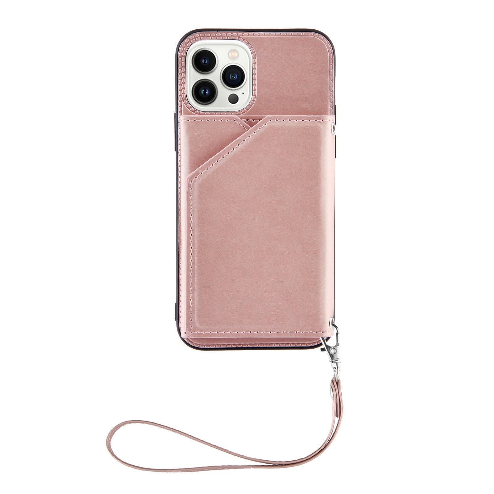 HKM-068883 Holster Phone Case with Lanyard and Card Holder for iPhone Models