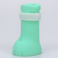 HKM-068947 Silicone Cat Foot Covers - Box of 4 Green Protective Paw Covers