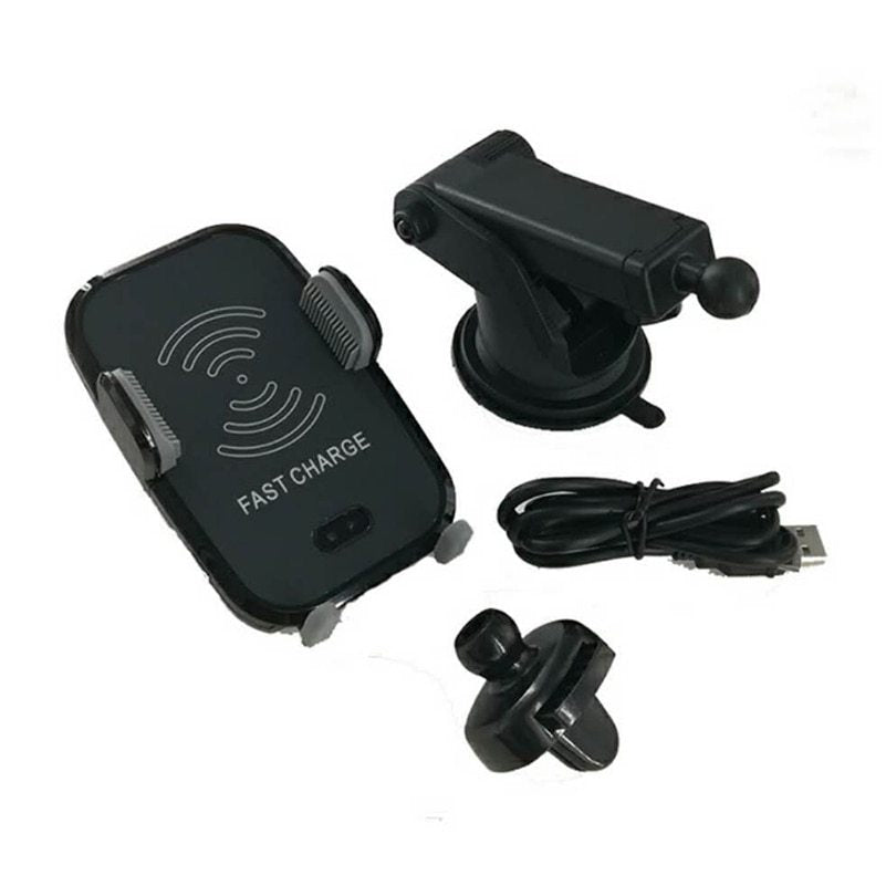 HKM-069011 Fast Wireless Car Charger with Infrared Sensor for Qi-Compatible Phones
