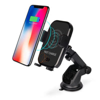 HKM-069011 Fast Wireless Car Charger with Infrared Sensor for Qi-Compatible Phones