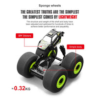 HKM-069203 Sponge Big Wheel 1/16 Scale RC Off-road Truck Toy for All Ages - High Speed Remote Control Vehicle