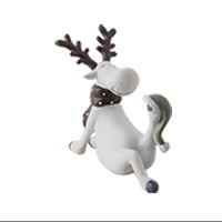 HKM-069395 Elk Resin Bookcase Decoration for Living Room, Bedroom, or Study