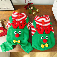 HKM-069459 Festive Elk Design Pet Clothing for Dogs and Cats, Multiple Sizes Available