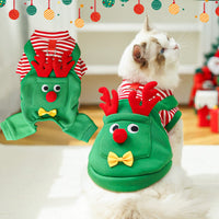 HKM-069459 Festive Elk Design Pet Clothing for Dogs and Cats, Multiple Sizes Available