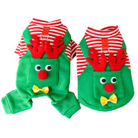 HKM-069459 Festive Elk Design Pet Clothing for Dogs and Cats, Multiple Sizes Available