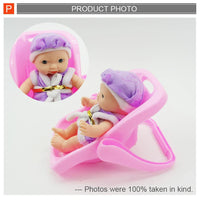 HKM-069587 5 Inch Vinyl Mini Baby Dolls - Educational & Musical Toy for Girls