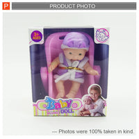 HKM-069587 5 Inch Vinyl Mini Baby Dolls - Educational & Musical Toy for Girls
