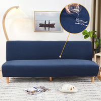 HKM-069587 Waterproof Armless Sofa Cover in Various Colors - Modern Dust Protection for Sofas 160-210cm
