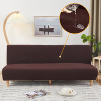 HKM-069587 Waterproof Armless Sofa Cover in Various Colors - Modern Dust Protection for Sofas 160-210cm