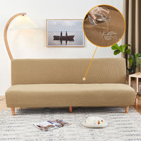 HKM-069587 Waterproof Armless Sofa Cover in Various Colors - Modern Dust Protection for Sofas 160-210cm
