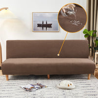 HKM-069587 Waterproof Armless Sofa Cover in Various Colors - Modern Dust Protection for Sofas 160-210cm