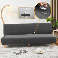 HKM-069587 Waterproof Armless Sofa Cover in Various Colors - Modern Dust Protection for Sofas 160-210cm