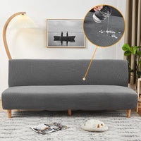 HKM-069587 Waterproof Armless Sofa Cover in Various Colors - Modern Dust Protection for Sofas 160-210cm