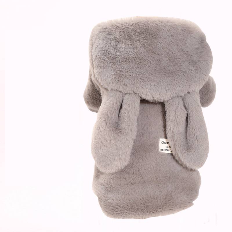 HKM-069651 Polka Dot Cotton Padded Dog Coat for Autumn and Winter - Four-Legged Design