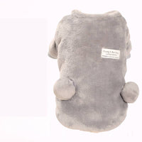 HKM-069651 Polka Dot Cotton Padded Dog Coat for Autumn and Winter - Four-Legged Design