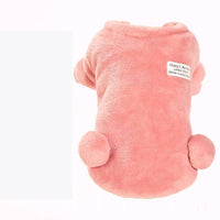 HKM-069651 Polka Dot Cotton Padded Dog Coat for Autumn and Winter - Four-Legged Design