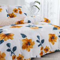 HKM-069779 Modern Three-Piece Skin-Friendly Bedding Set with Pillowcases - Multiple Sizes Available
