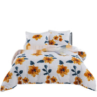 HKM-069779 Modern Three-Piece Skin-Friendly Bedding Set with Pillowcases - Multiple Sizes Available