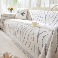 HKM-069843 One-piece Plush Sofa Cover in Various Colors and Sizes