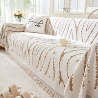 HKM-069843 One-piece Plush Sofa Cover in Various Colors and Sizes