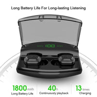 HKM-069843 Wireless Bluetooth Stereo Headset with Power Display and Voice Control