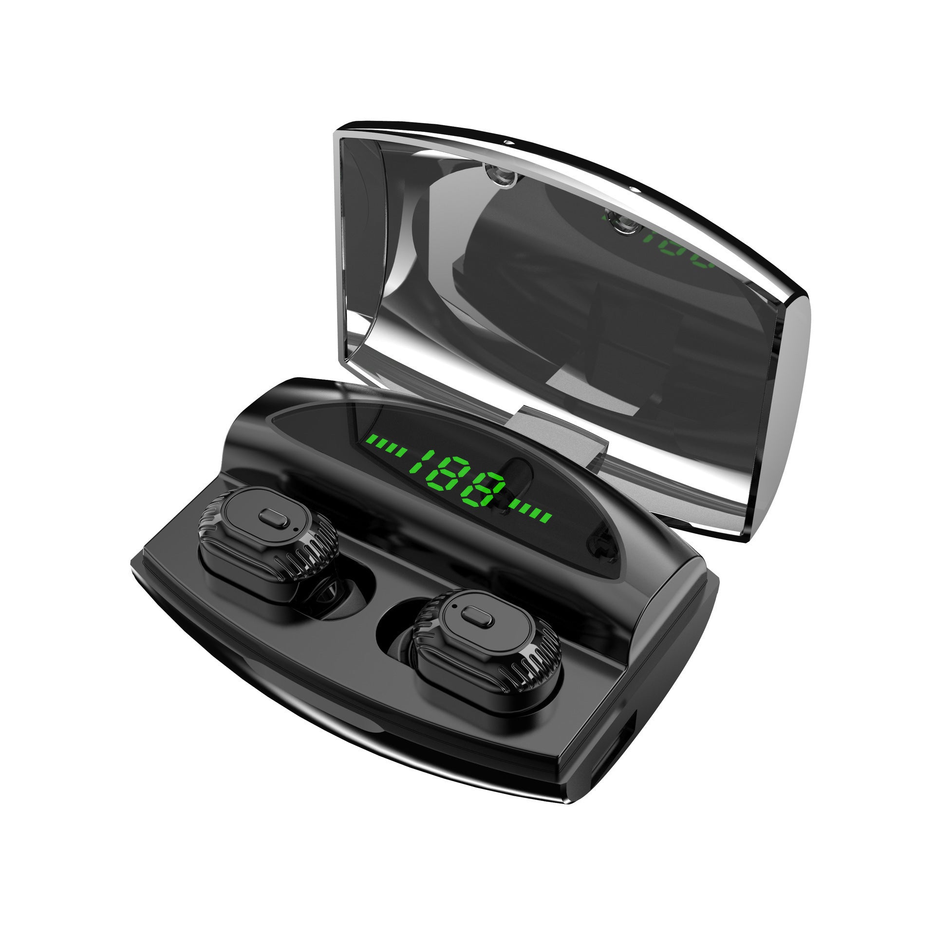 HKM-069843 Wireless Bluetooth Stereo Headset with Power Display and Voice Control