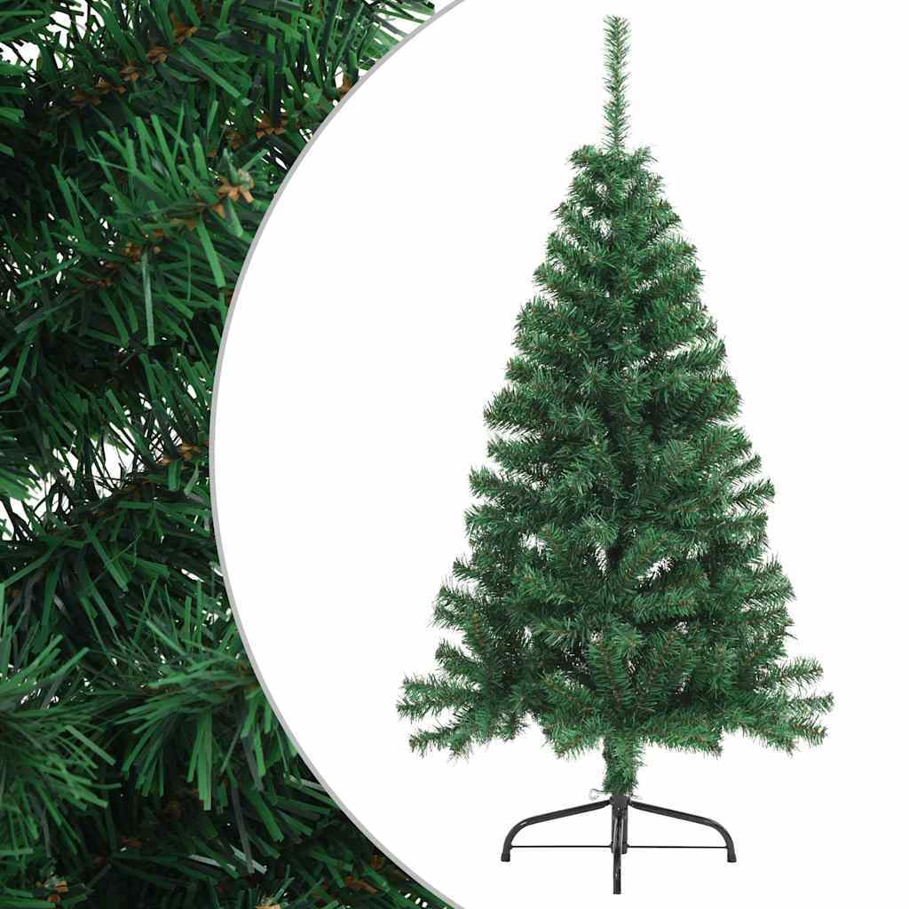 HKM-069907 Artificial Half Christmas Tree 150 cm with PVC Material and Steel Stand